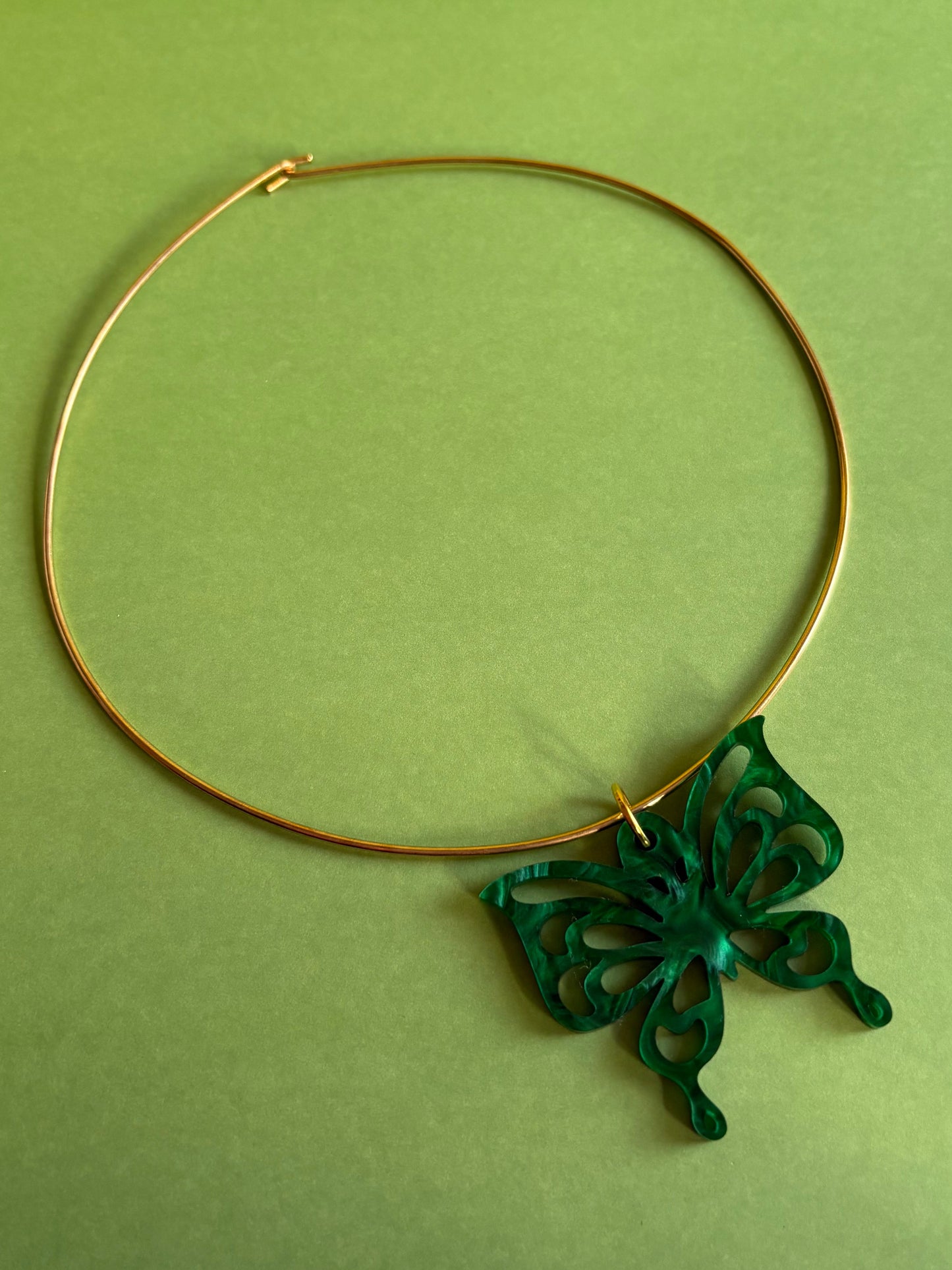 Psychedelic Flutter Butterfly Choker