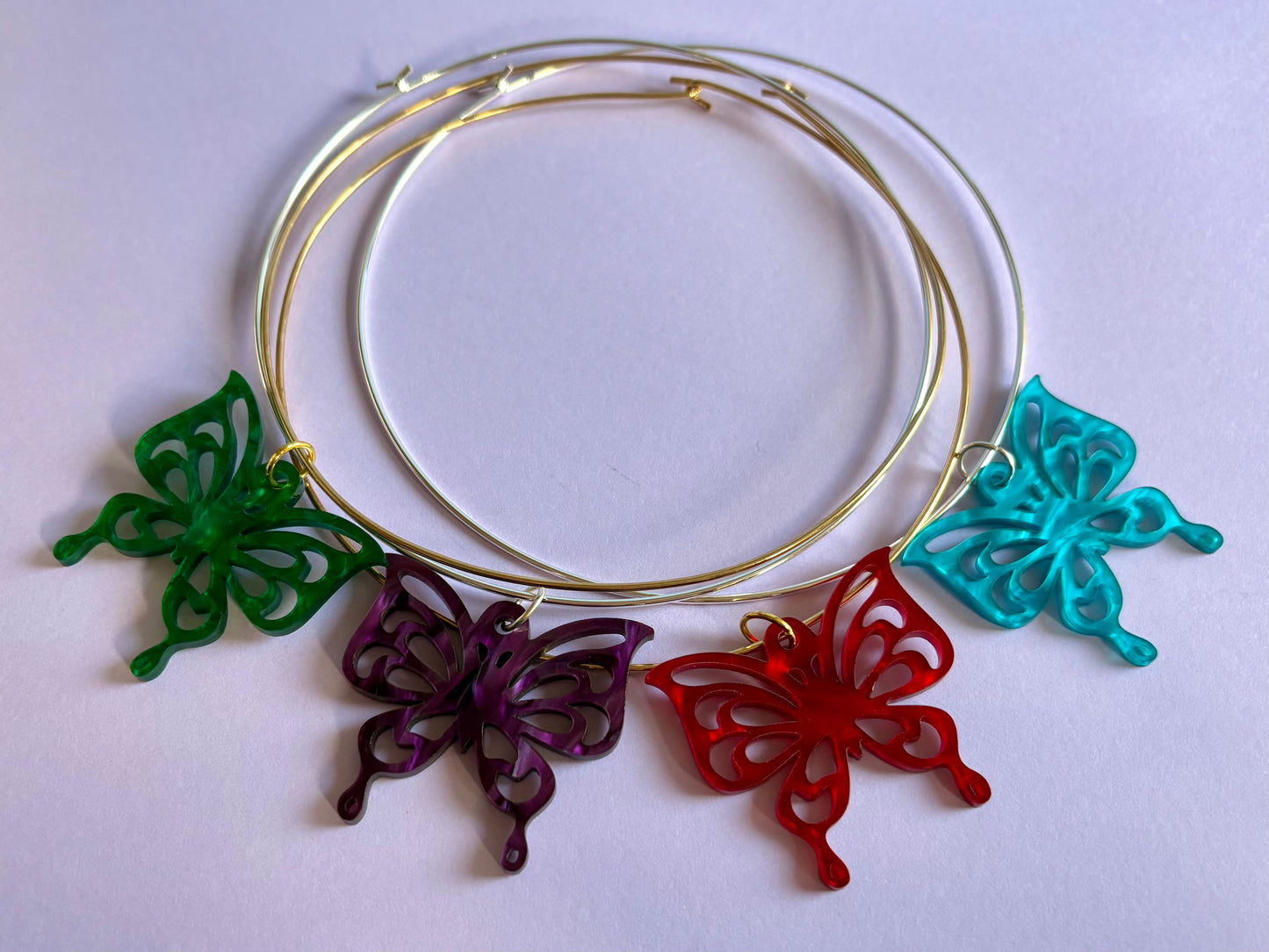 Psychedelic Flutter Butterfly Choker