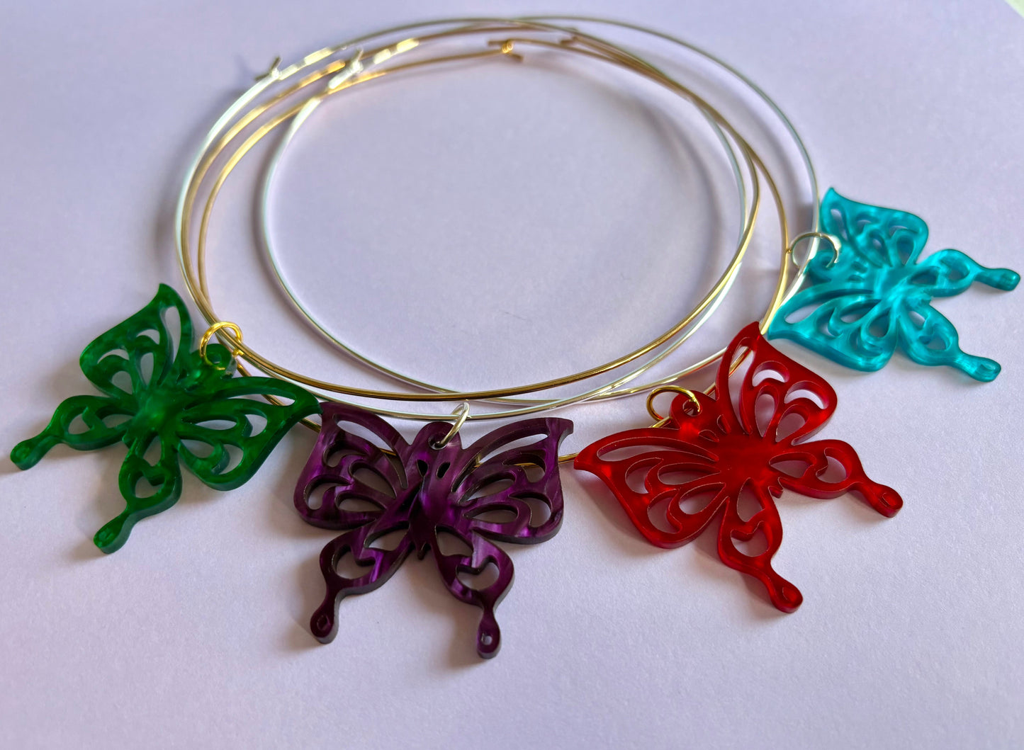 Psychedelic Flutter Butterfly Choker