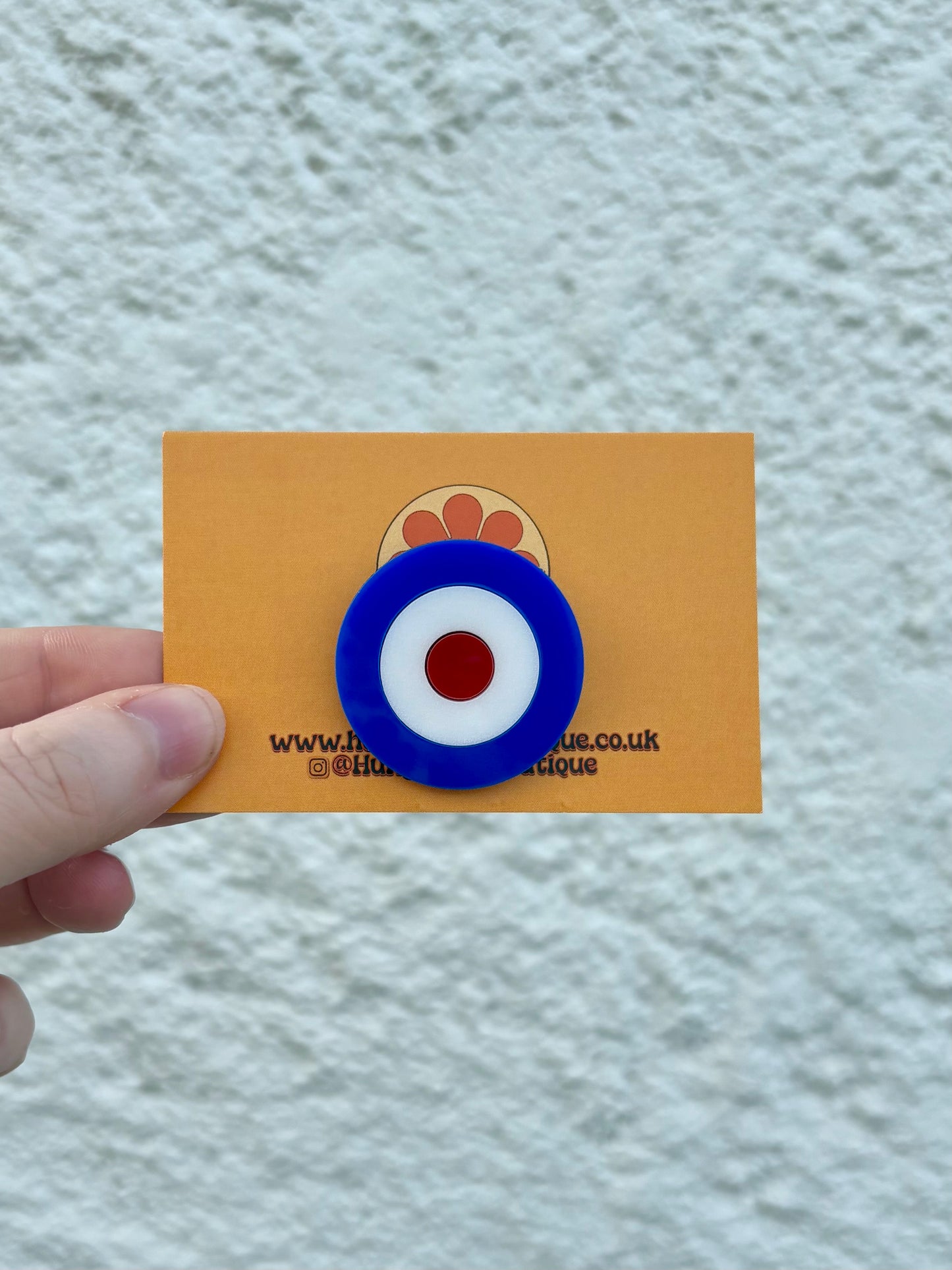 Mod Target Brooch