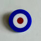 Mod Target Brooch