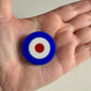 Mod Target Brooch