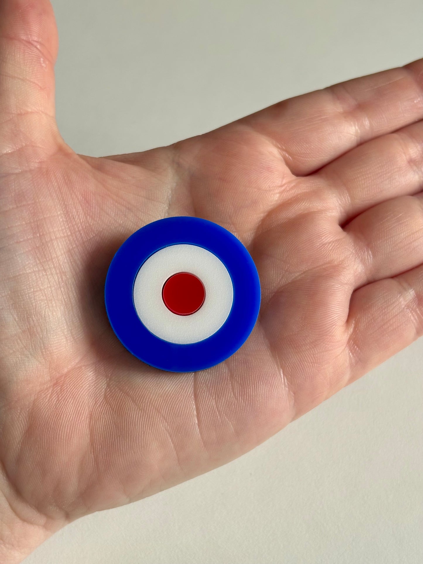Mod Target Brooch