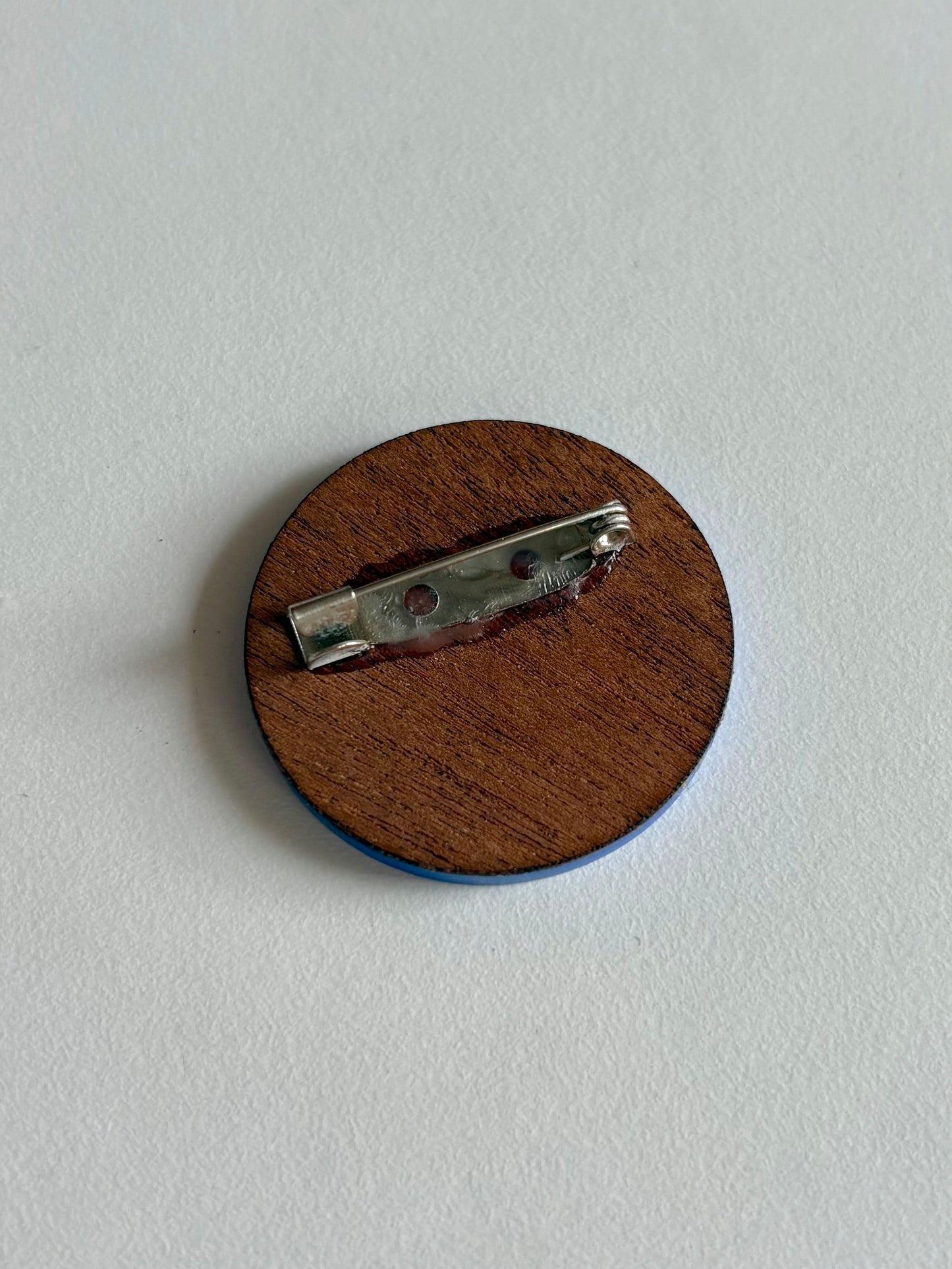 Mod Target Brooch
