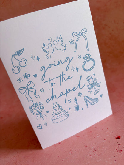 Going to the Chapel Wedding Card