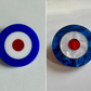 Mod Target Brooch