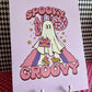 A4 Art Illustration Print: 'Spooky and Groovy' - Hung On You Boutique