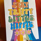 A4 Art Illustration Print: 'Stay Trippy Little Hippie' - Hung On You Boutique