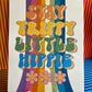 A4 Art Illustration Print: 'Stay Trippy Little Hippie' - Hung On You Boutique