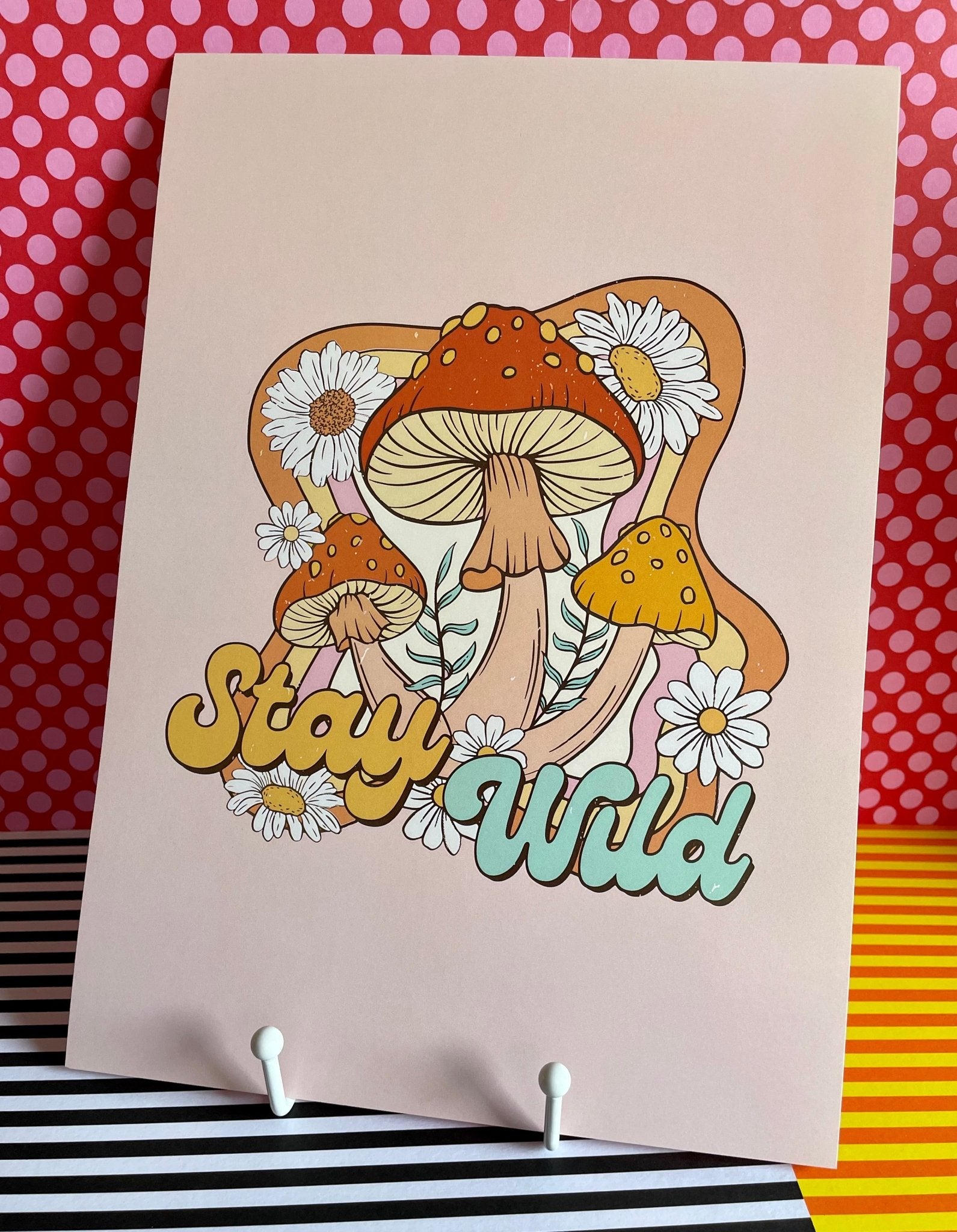 A4 Art Illustration Print: 'Stay Wild' - Hung On You Boutique