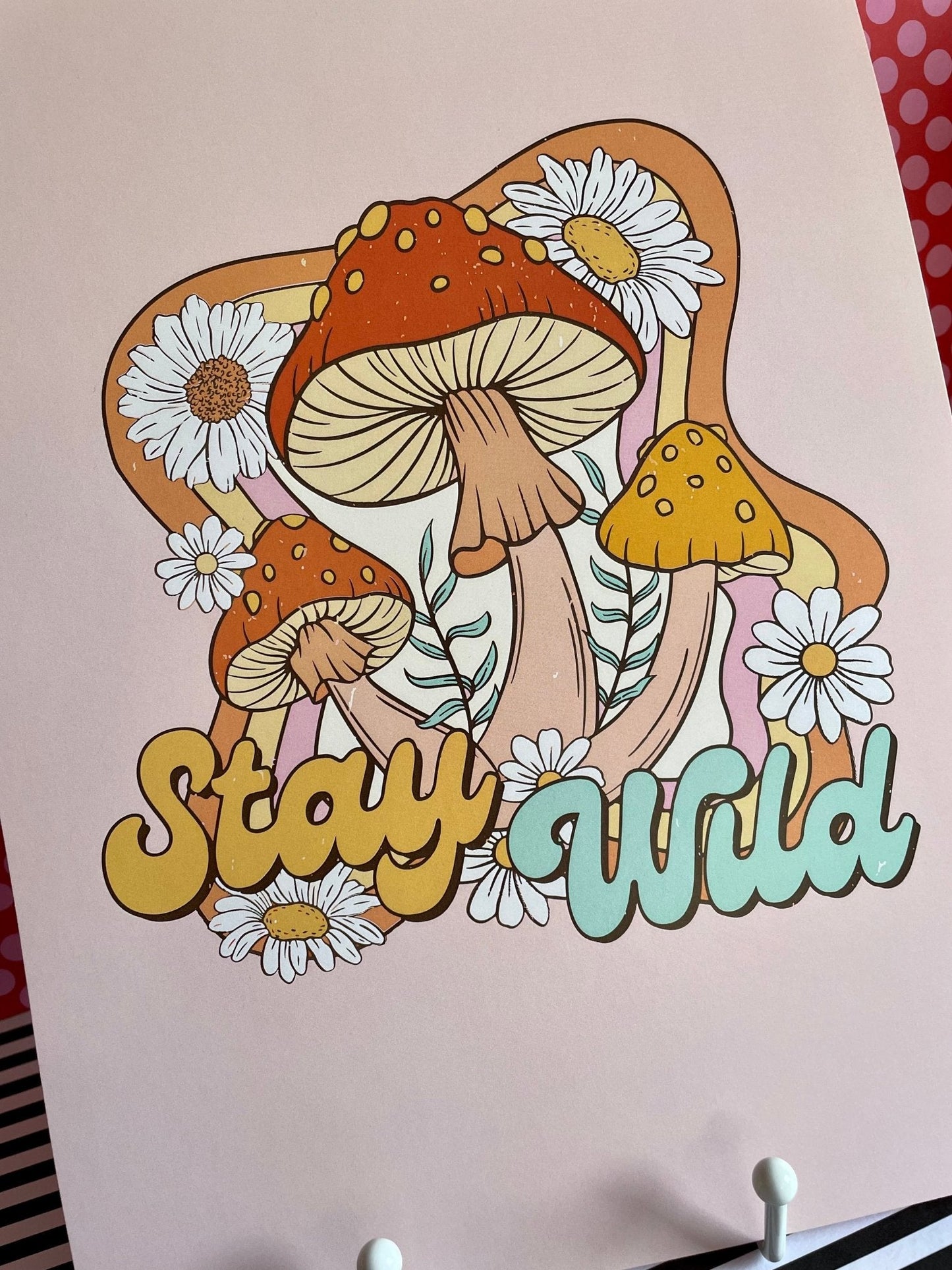 A4 Art Illustration Print: 'Stay Wild' - Hung On You Boutique