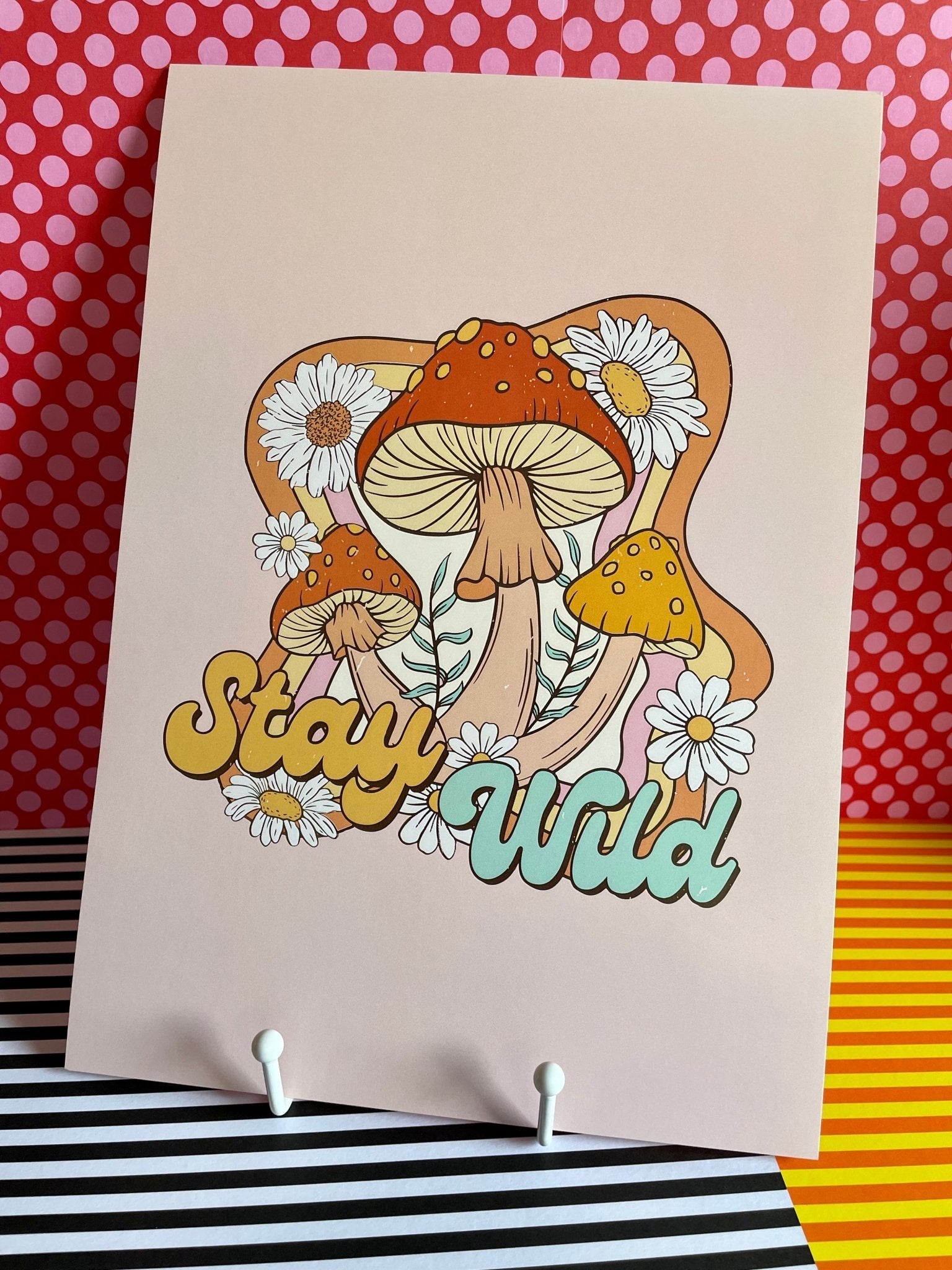 A4 Art Illustration Print: 'Stay Wild' - Hung On You Boutique