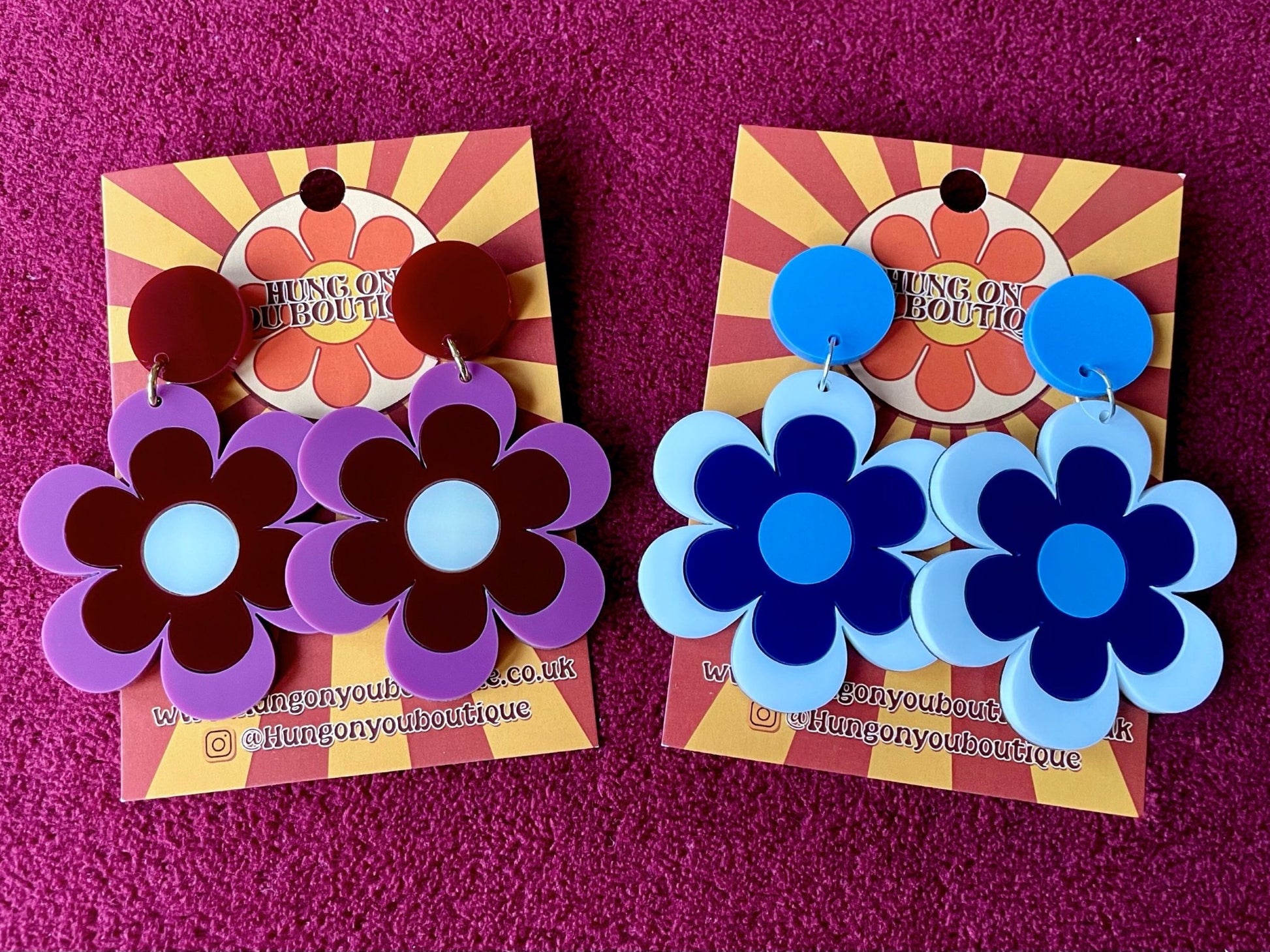 Delilah Daisy Earrings and Brooches - Hung On You Boutique