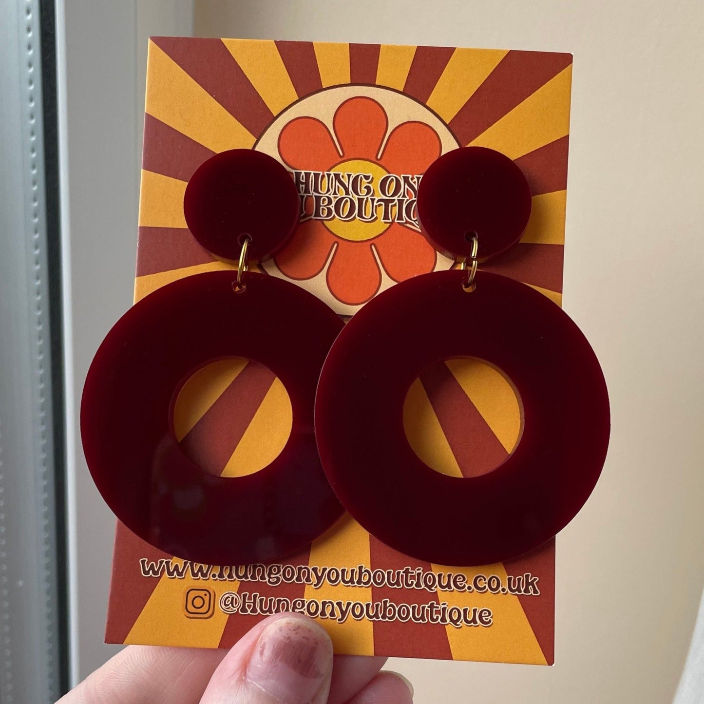 Donut Ring Earrings - Hung On You Boutique