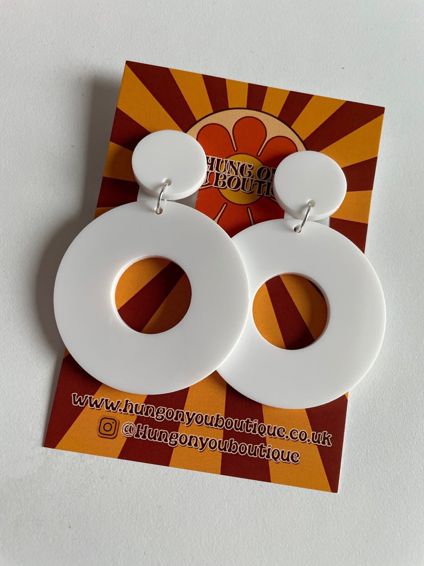 Donut Ring Earrings - Hung On You Boutique