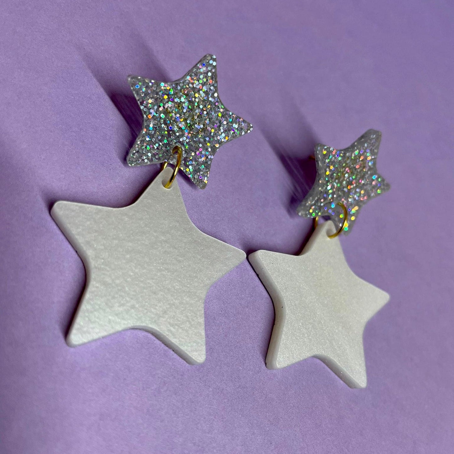 Double Star Dangle Earrings - Hung On You Boutique