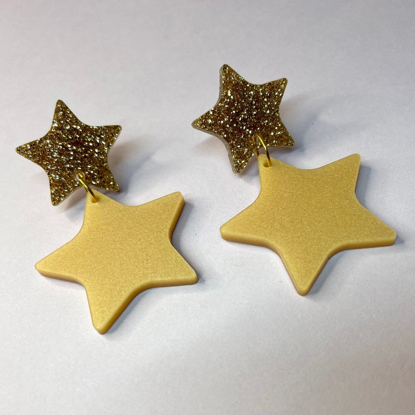 Double Star Dangle Earrings - Hung On You Boutique