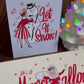 Jingle Belle Christmas Cards: Set of 4