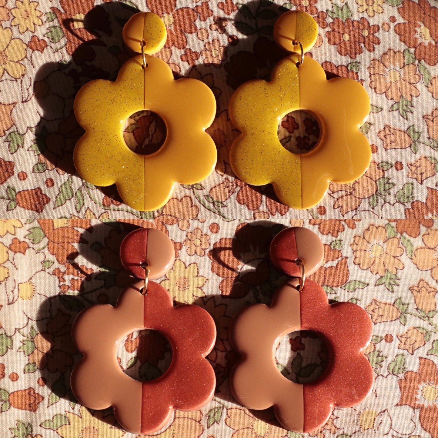 Retro Collection: Daisy Duo Earrings - Hung On You Boutique