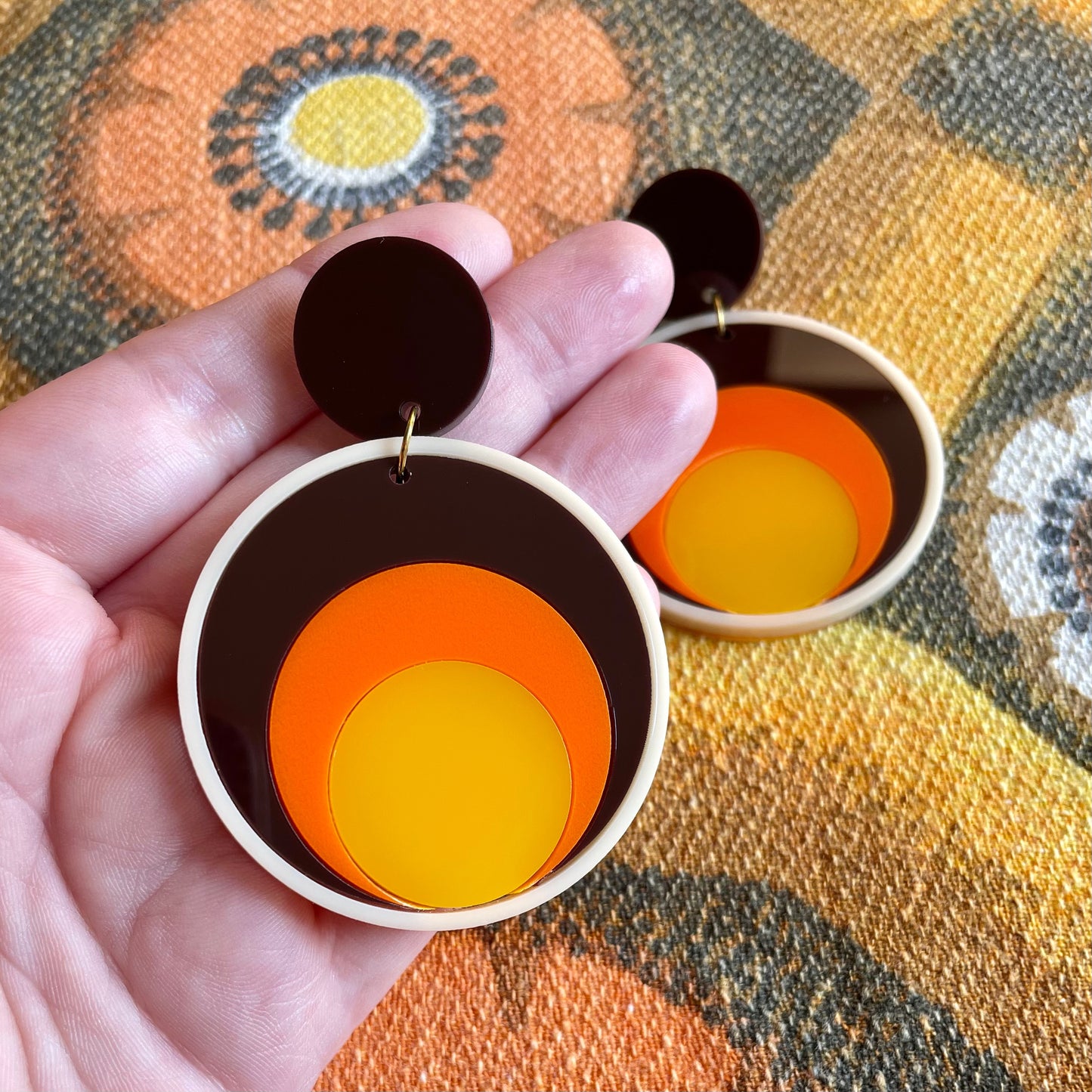 Retro Circles Earrings - Hung On You Boutique