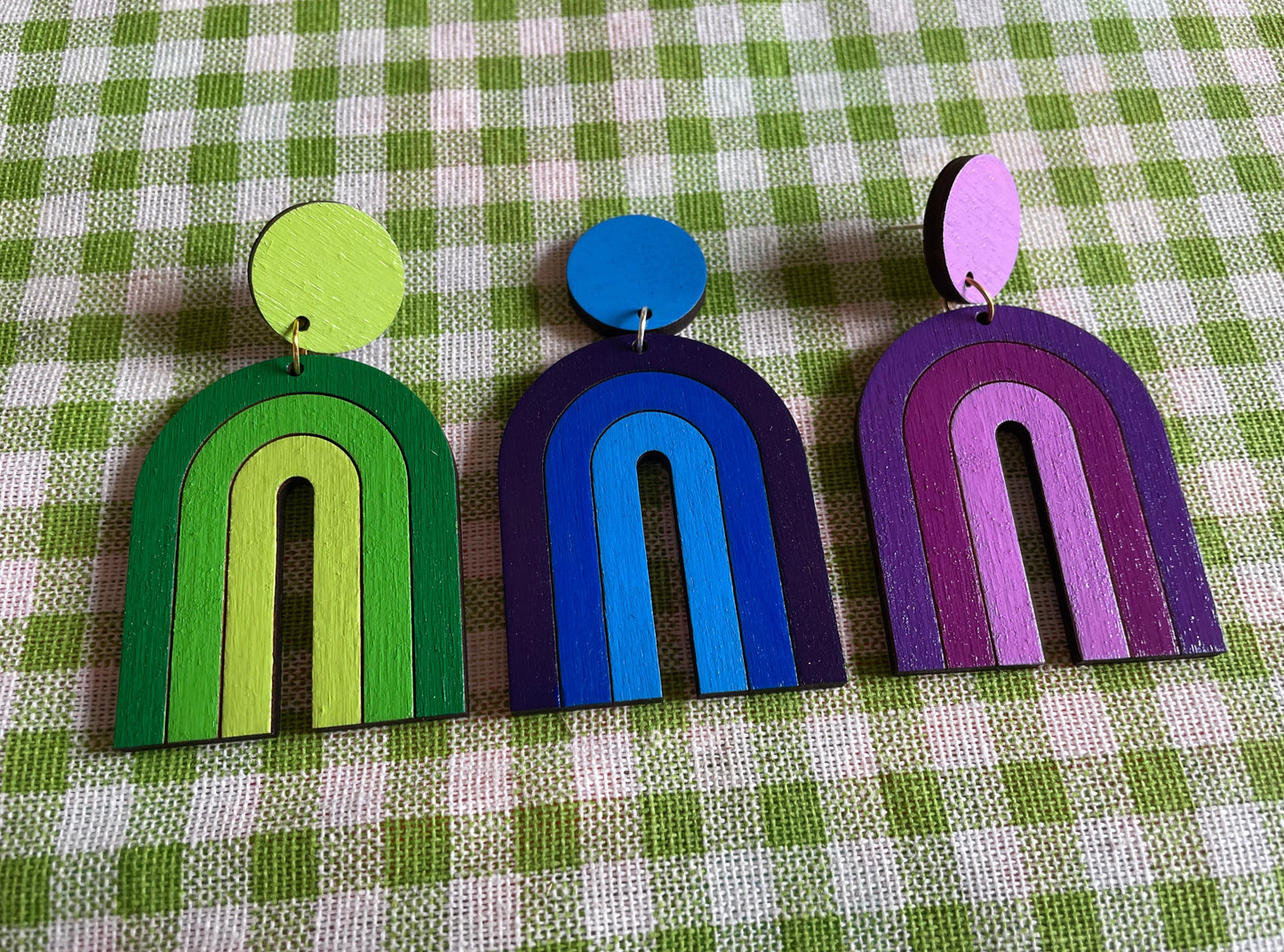 Retro Rainbow Earrings - Hung On You Boutique