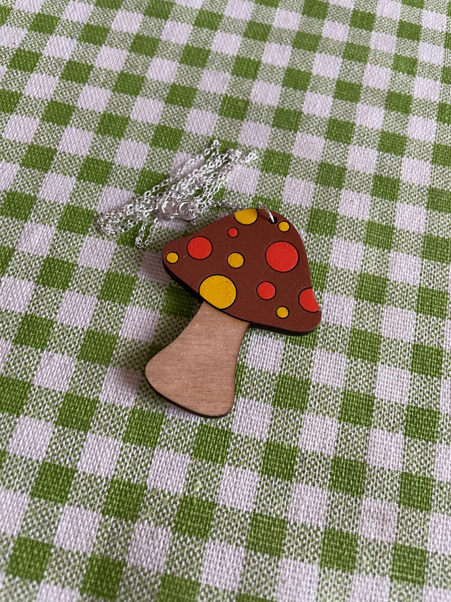 Mushroom Necklace: Spots - Hung On You Boutique