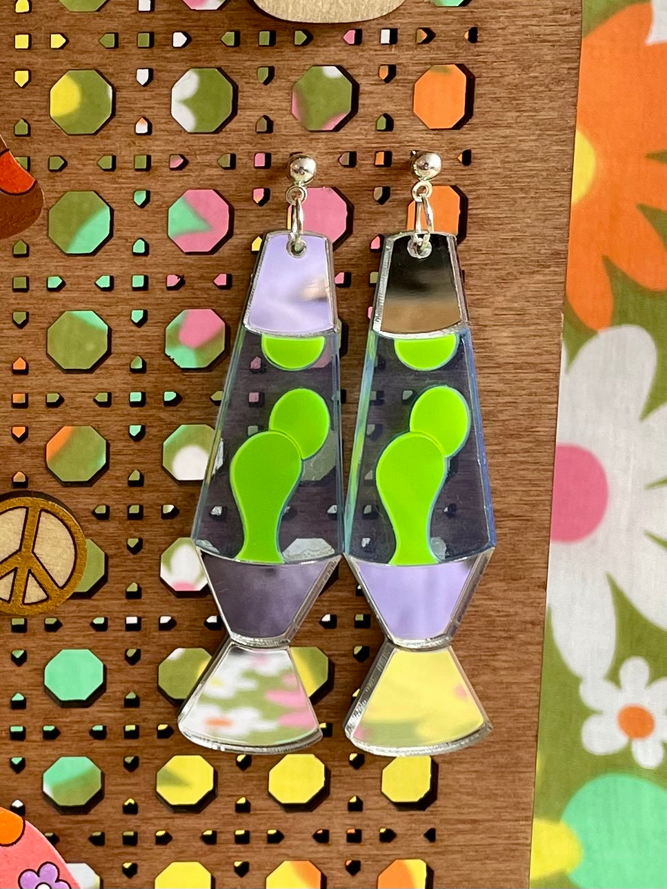 Lava Lamp Earrings - Hung On You Boutique