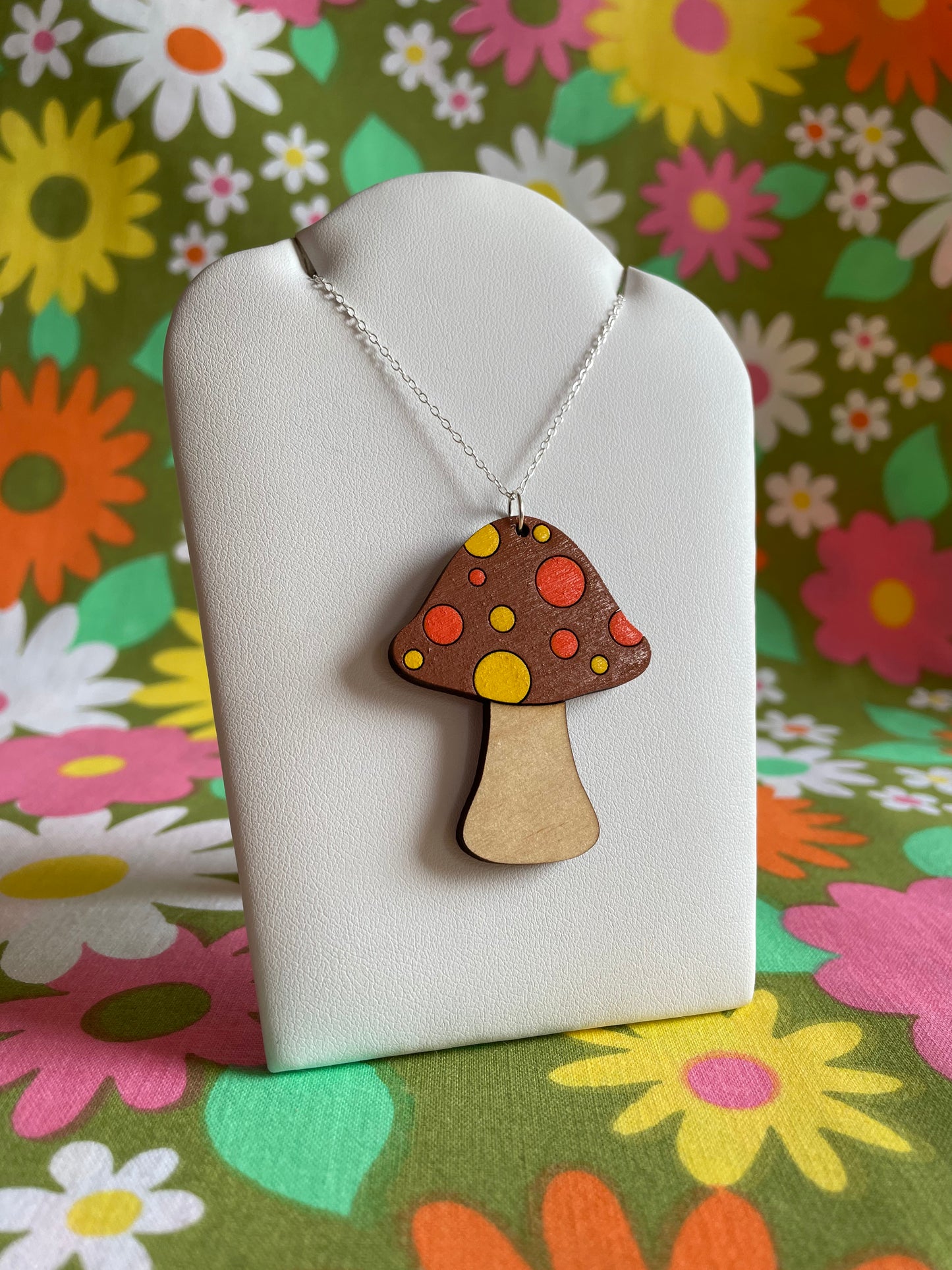 Mushroom Necklace: Spots - Hung On You Boutique