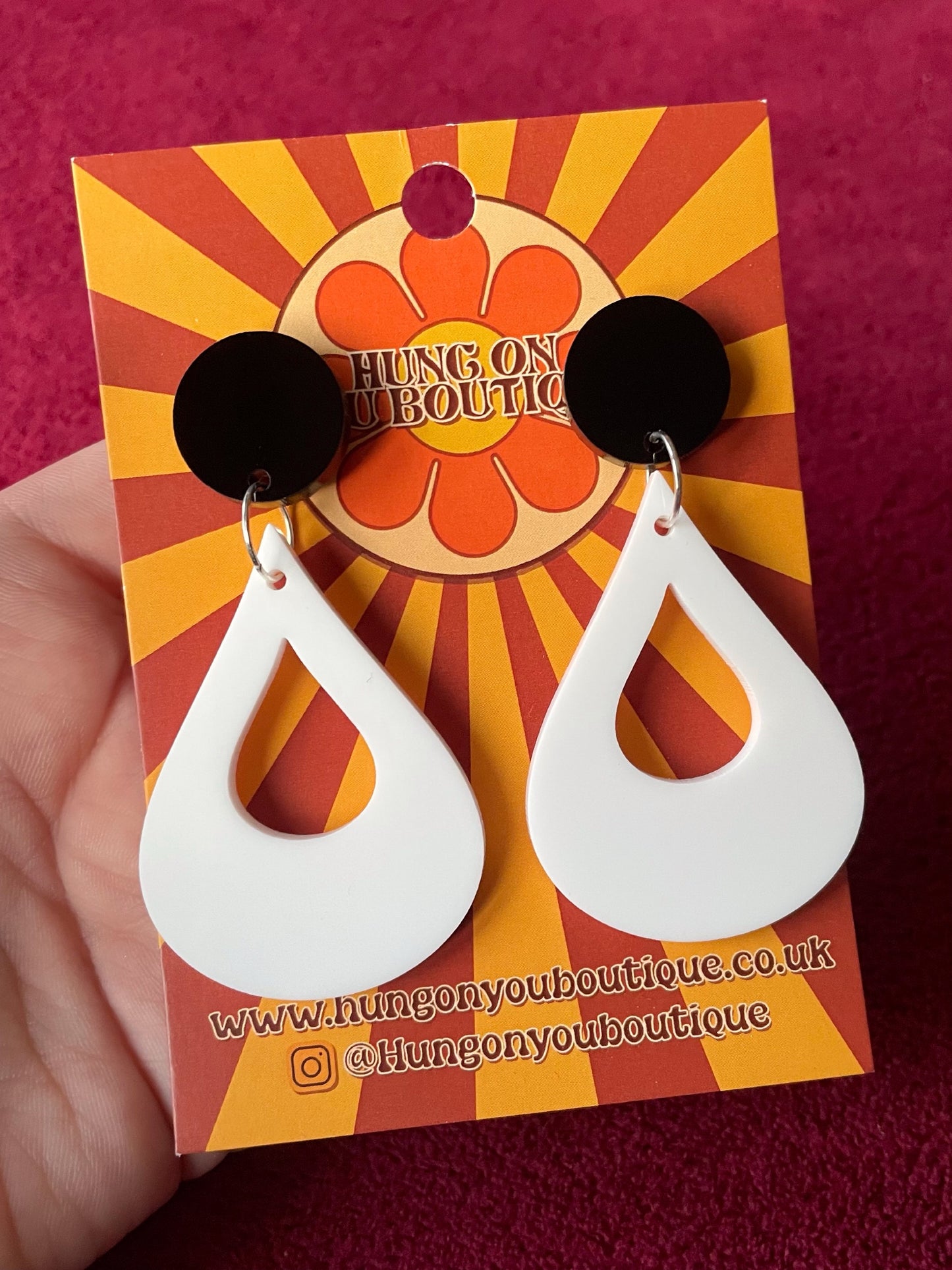 Teardrop Earrings - Hung On You Boutique