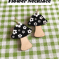 Mushroom Necklace: Flowers - Hung On You Boutique