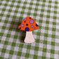 Mushroom Brooch/Hairclip: Flowers - Hung On You Boutique