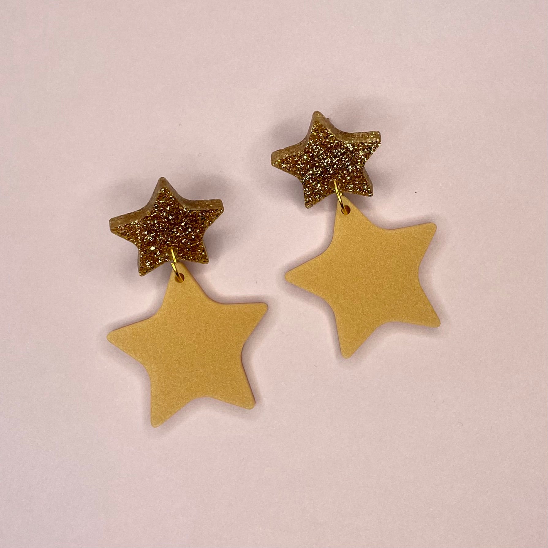Double Star Dangle Earrings - Hung On You Boutique