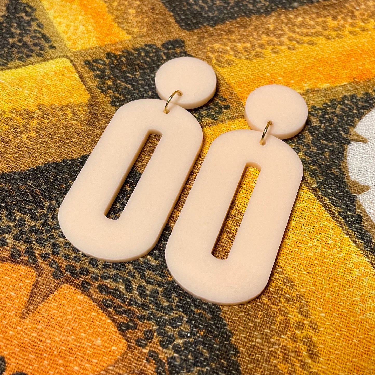 Oval Drop Earrings - Hung On You Boutique