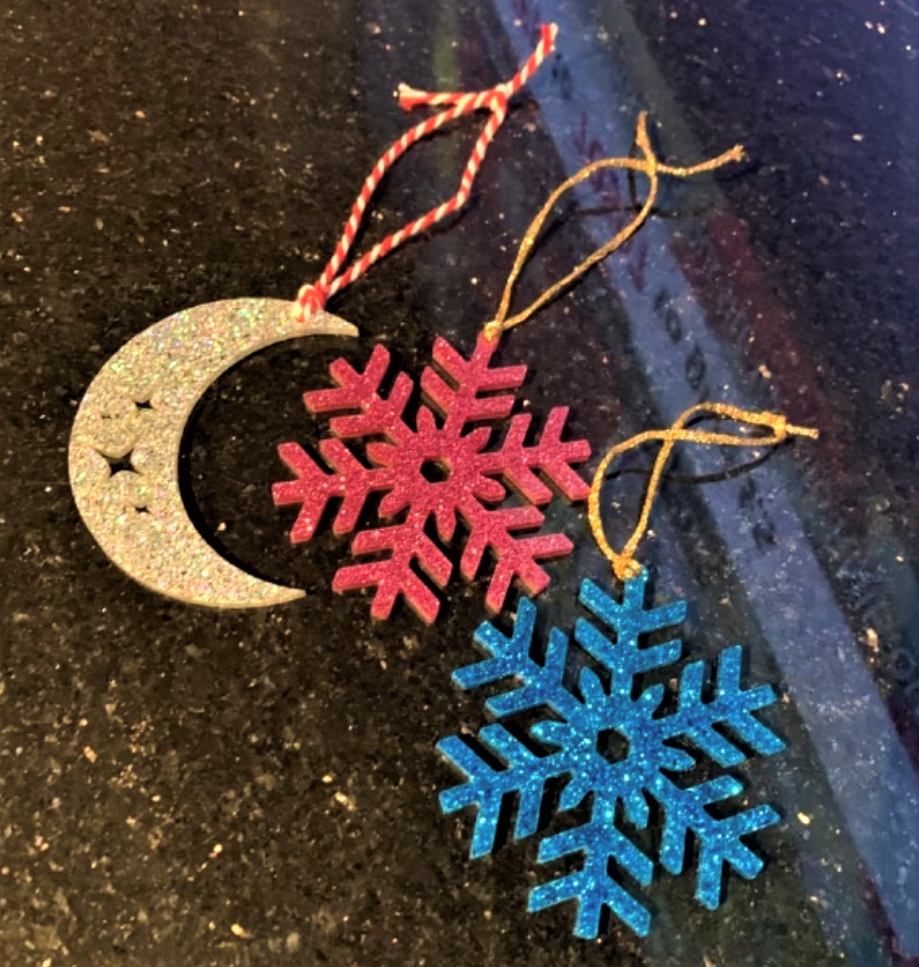 Christmas Decorations: Moon - Hung On You Boutique