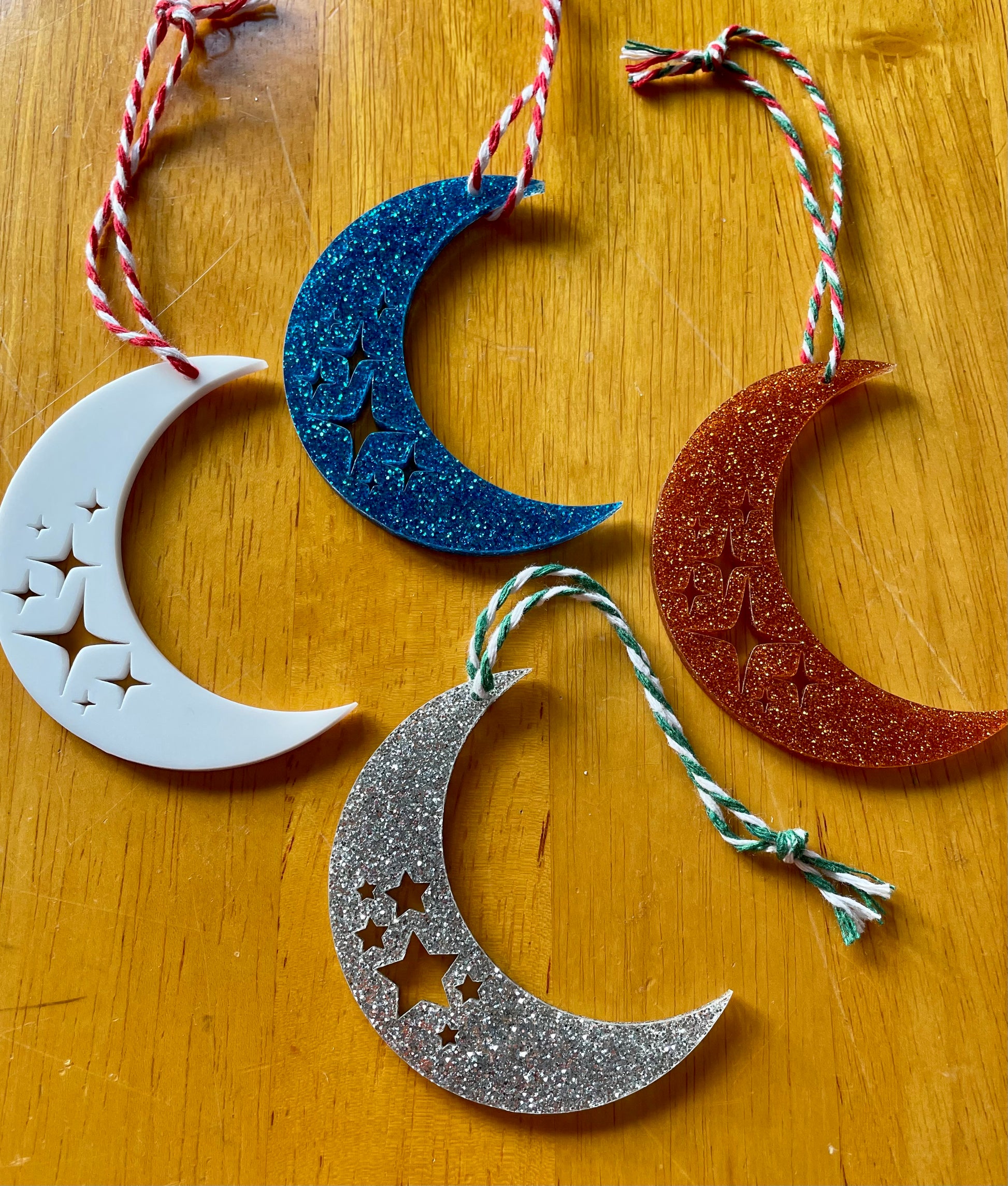 Christmas Decorations: Moon - Hung On You Boutique