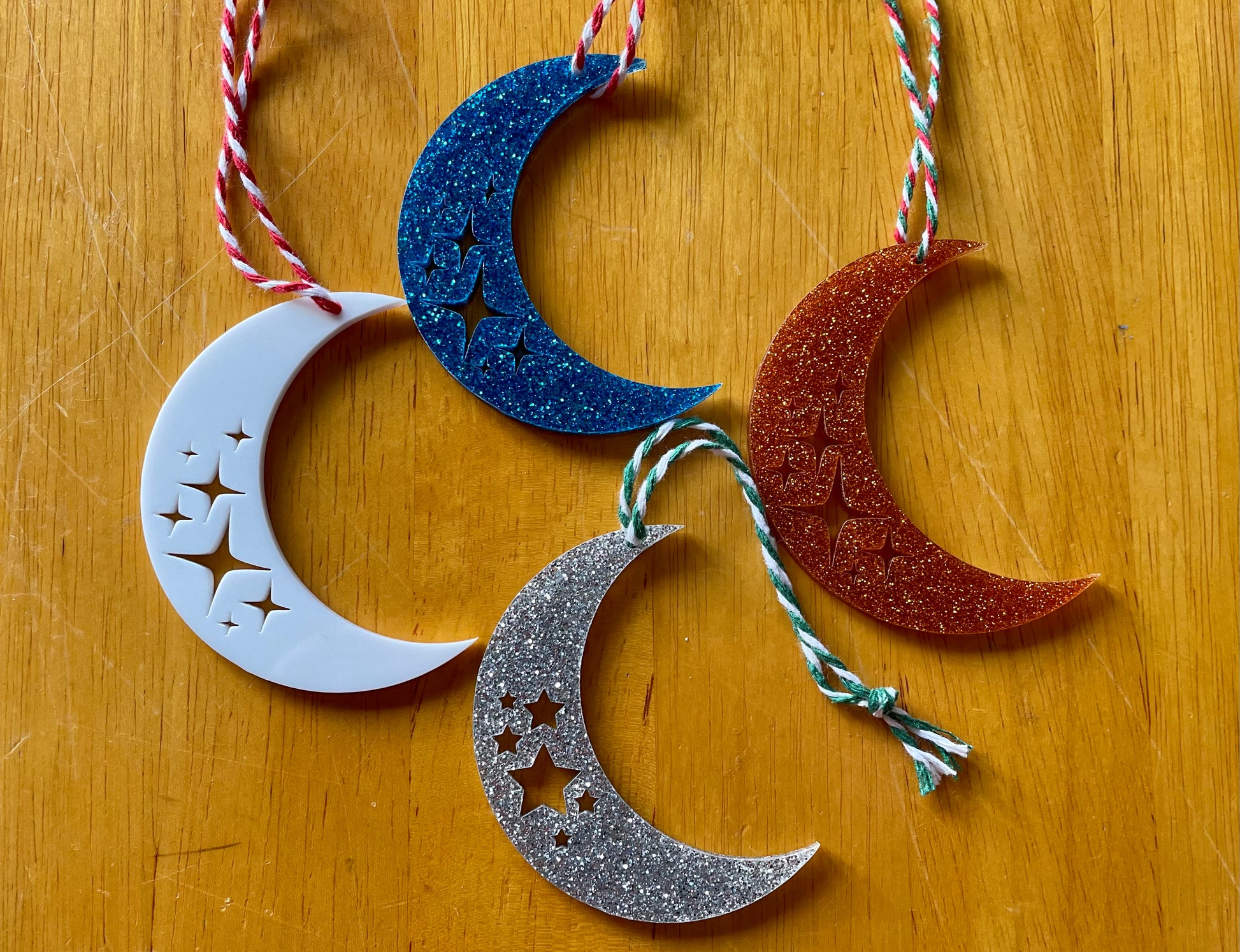 Christmas Decorations: Moon - Hung On You Boutique