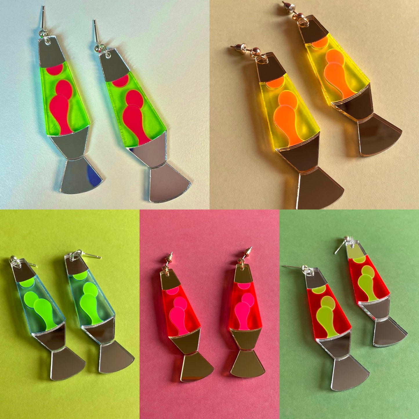 Lava Lamp Earrings - Hung On You Boutique